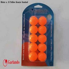 PALLINE PER CALCIO BALILLA ARANCIO GARLANDO BLISTER 10 PZ. STANDARD (BLI-10PA)