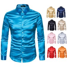Camicia Da Uomo In Seta In