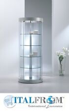 Vetrina Italfrom Vetrinetta Showcase Rotonda Girevole Arredo Negozio Cristallo