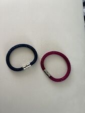 Swarovski bracciali  Stardust Originale Blu e Rosso Venduti In Coppia