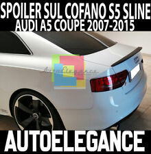AUDI A5 COUPE 3 PORTE 2007-2014 SPOILER POSTERIORE ALETTONE COFANO LOOK S5 SLINE