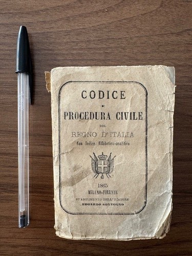 Libro antico diritto codice - libro,