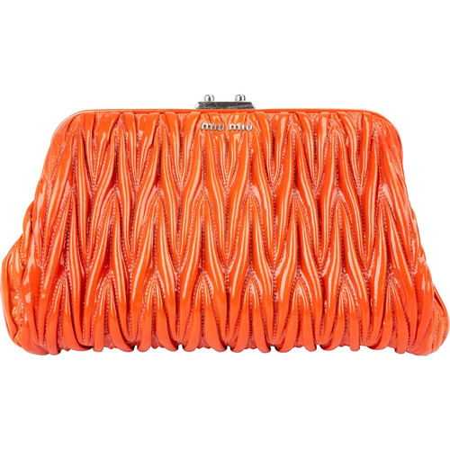 Borsa pochette miu patent - miu,