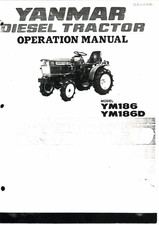 Manuale Operatore Yanmar Trattore Diesel YM186 YM186D