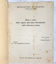 TESI LAUREA - NOMI E CONFINI