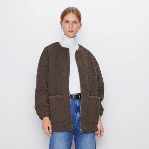 Giacca teddy zara oversize - teddy,
