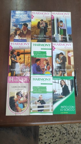 Lotto libri romanzi harmony - lotto,