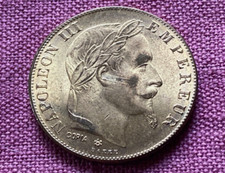 RARO LOTTO VINTAGE 50 Franchi Napoleone III -1859 : Medaglie speciali placcate oro anni 50