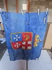 120x85 Cimileo Vecchia Bandiera Bifacciale Anni 50 Stoffa Repubbliche Marinare 