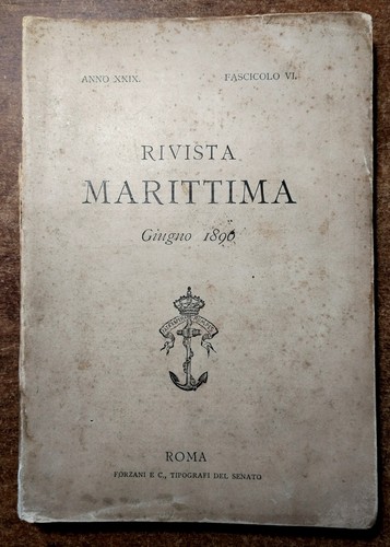 Libro rivista marittima 1896 - libro,