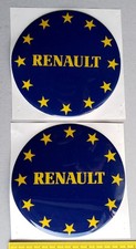 Renault - 2 adesivi flessibili bombati, 15 cm