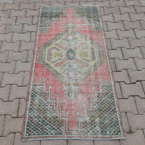 Tappeto turco vintage oushak - tappeto,