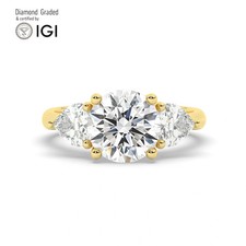 Anello Trilogy Solitario Tondo