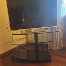 Mobile porta tv in cristallo