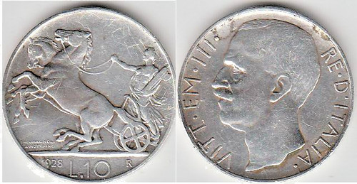 Lire 1928 rosetta - lire, 1