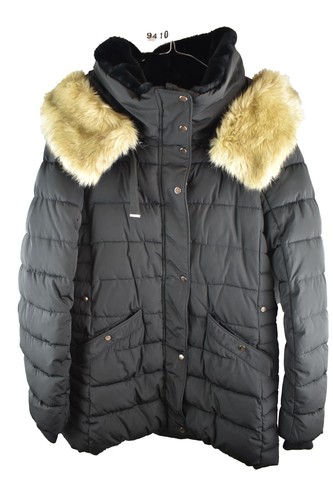 Giacca parka nera zara trf - zara,