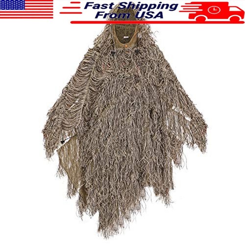 Ghillie tuta poncho mantello - tuta,