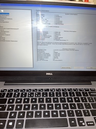 Dell inspirion 7460 intel - dell,