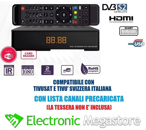 Ricevitore satellitare tvsat - ricevitore,