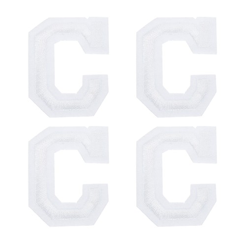 Pcs lettere toppe bianche - pcs,