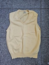 WILLIAM LOCKIE maglione di lusso scollo a V 100% lana MADE IN SCOTLAND taglia S