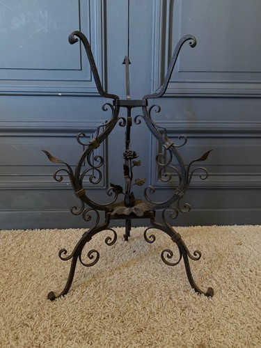 Porte plante ferronnerie - porte-plante, en