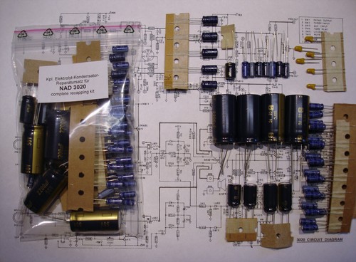 Nad 3020 kit condensatore - nad,