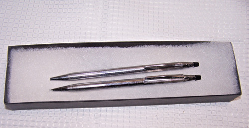 Vtg silver cross pen - pen, pencil