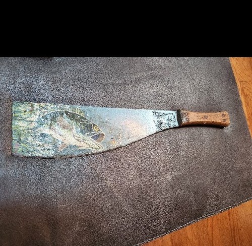 Coltello machete dipinto a - 14",