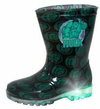 Stivali Wellington Incredibile Hulk Light Up Marvel Pioggia Scarpe da Neve Stivali da Ragazzo
