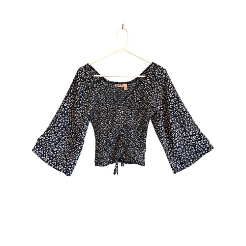 Top willow root - blu, ditsy