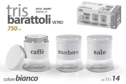 Set barattoli sale zucchero - sale,