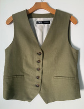 Gilet smanicato Zara donna con