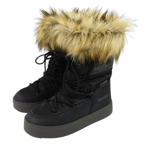 Moon boot black ltrack - moon, monaco