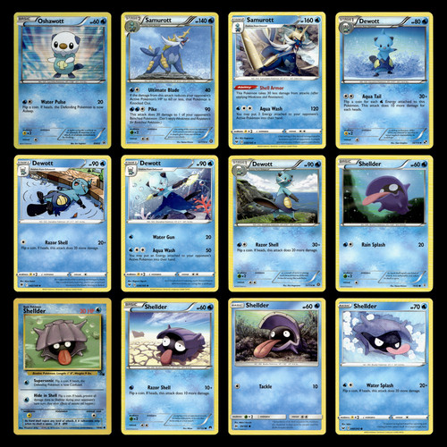 Oshawott dewott samurott - oshawott,