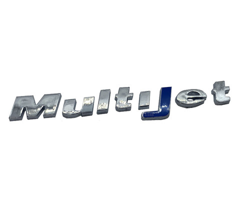 Sigla scritta multijet blu - sigla,