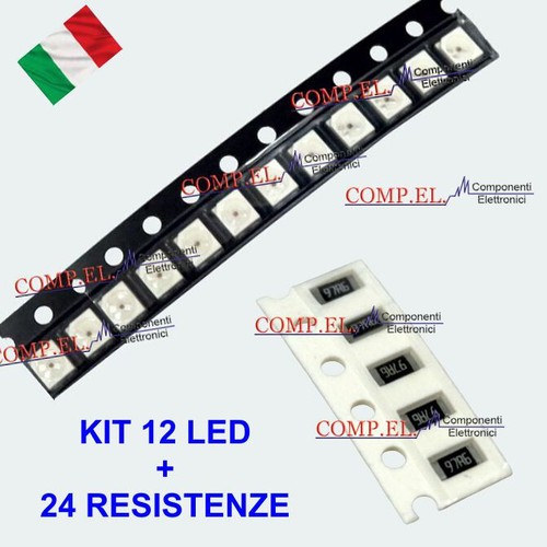 Kit resistenze 12 led - e,