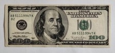 Usa 100 Dollari circolati  Anno 1996 Serie AB rara 