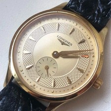 Orologio Longines Grande Classique L4.206.2 Quadrante Oro Piccoli Secondi Quarzo Donna