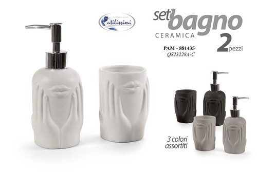 Set accessori bagno - set,