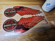 Harley Davidson Electra Glide 80s  fuel tank decals X2 adesivi autocollants ステッ