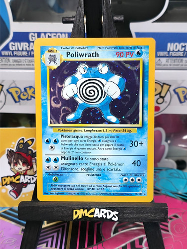 Pokemon poliwrath 102 rara - pokemon,
