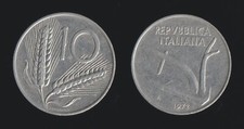 10 LIRE 1972 SPIGHE E ARATRO -