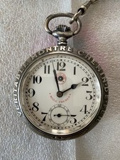 Orologio Da Tasca Wille Freres Veritable Montre Chemin de Fer (Koskop Patent)