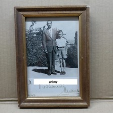 Foto Con Cornice - Re Umberto II e  Vittorio Emanuele Di Savoia 1947