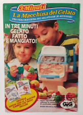 Pubblicita' Advertising Werbung  Originale Vintage Macchina Gelato Gig  1992(T1)