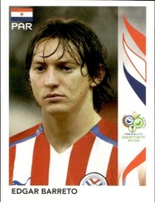 figurina Germany 2006 panini # 121 Paraguay Barreto