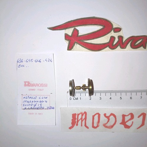 Rivarossi ricambi assale con - assale,