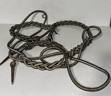 Cordellino Treccia Argento X  Uniforme Storica Carabiniere CC GUS Anni 40