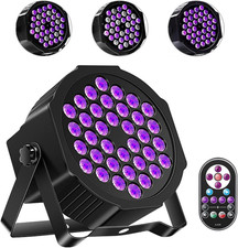 Luce Nera UV, 36 LED UV Par Luci Del Palcoscenico DMX Con Telecomando Faro UV Pa